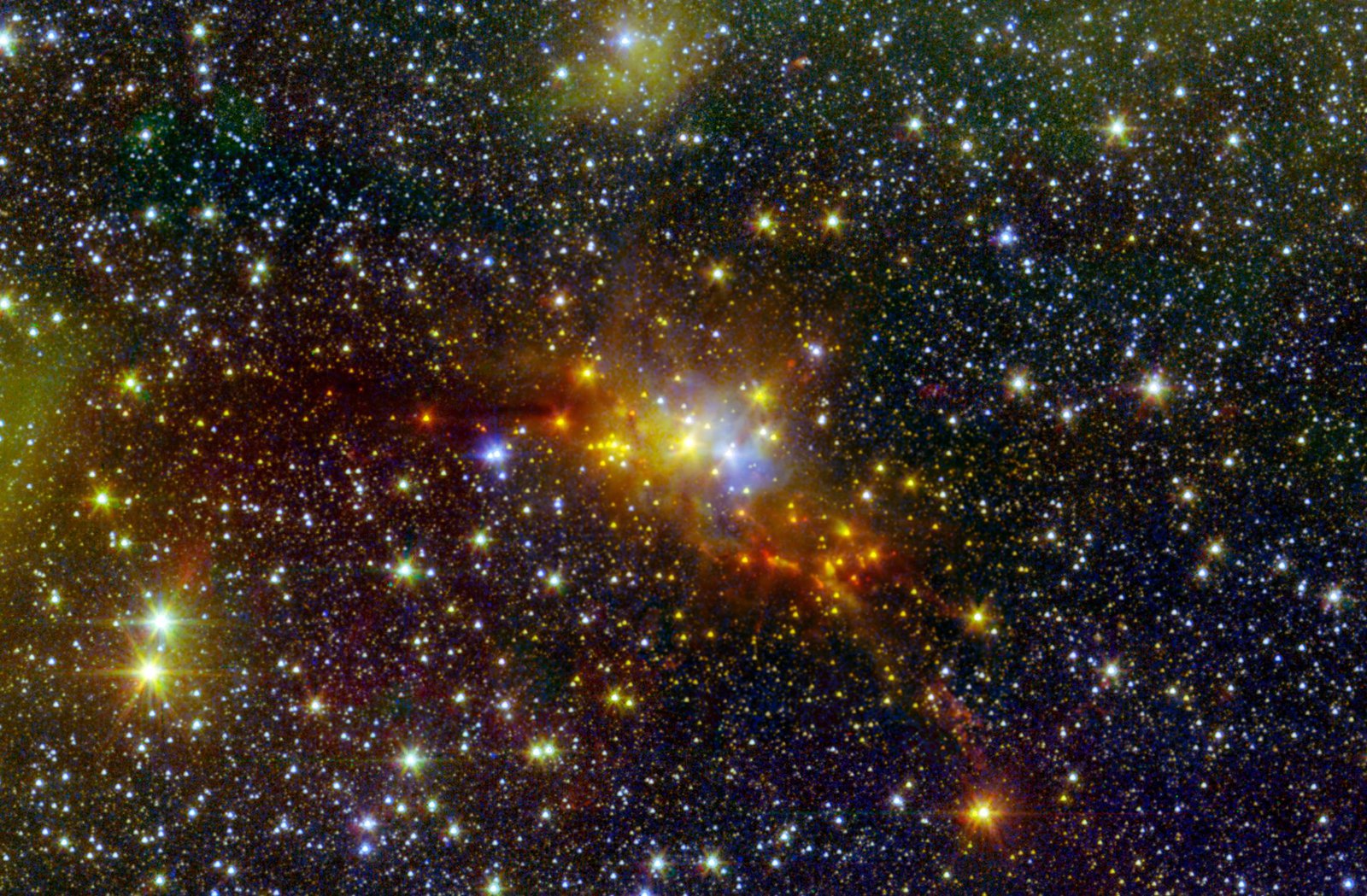 The 'Serpent' Star-Forming Cloud Spawns Stars image