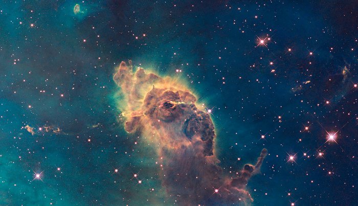 WFC3 visible image of the Carina Nebula image